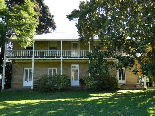 Image of homestead and trees