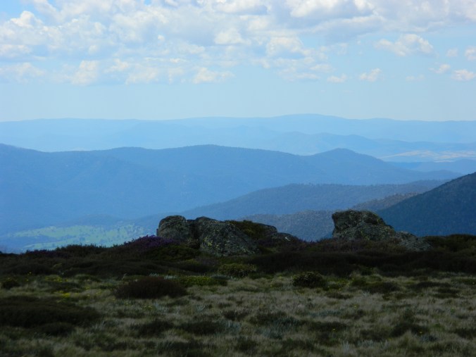 View of distant peaks